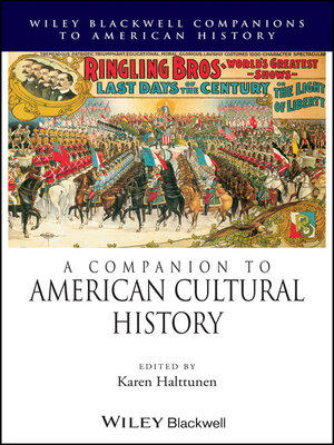 cover image of A Companion to American Cultural History